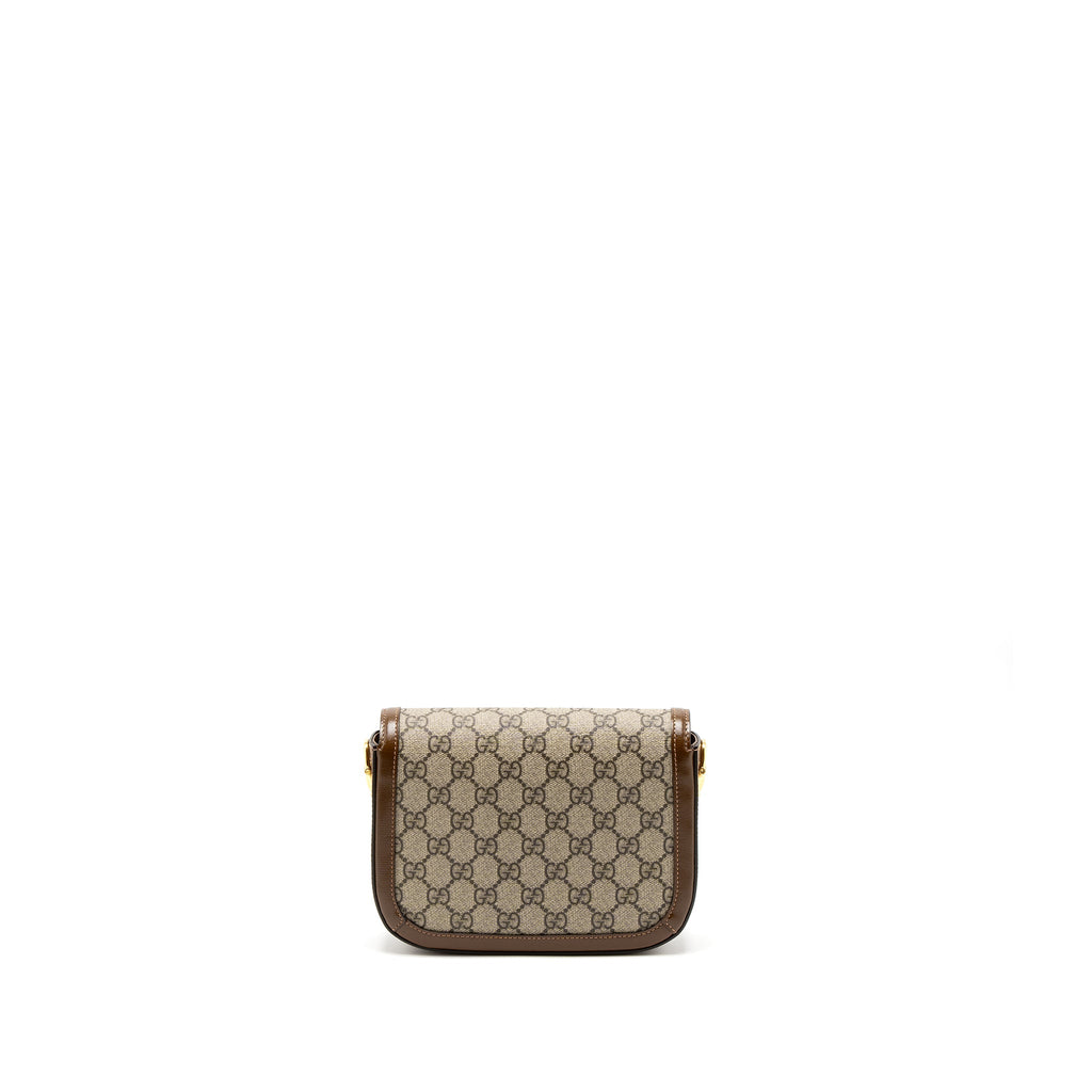 GUCCI HORSEBIT 1955 MINI BAG GG SUPREME CANVAS GHW