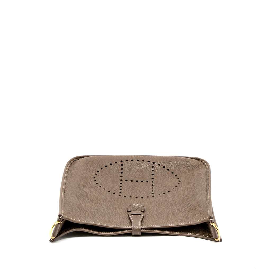 HERMES EVELYN 29 CLEMENCE ETOUPE GHW