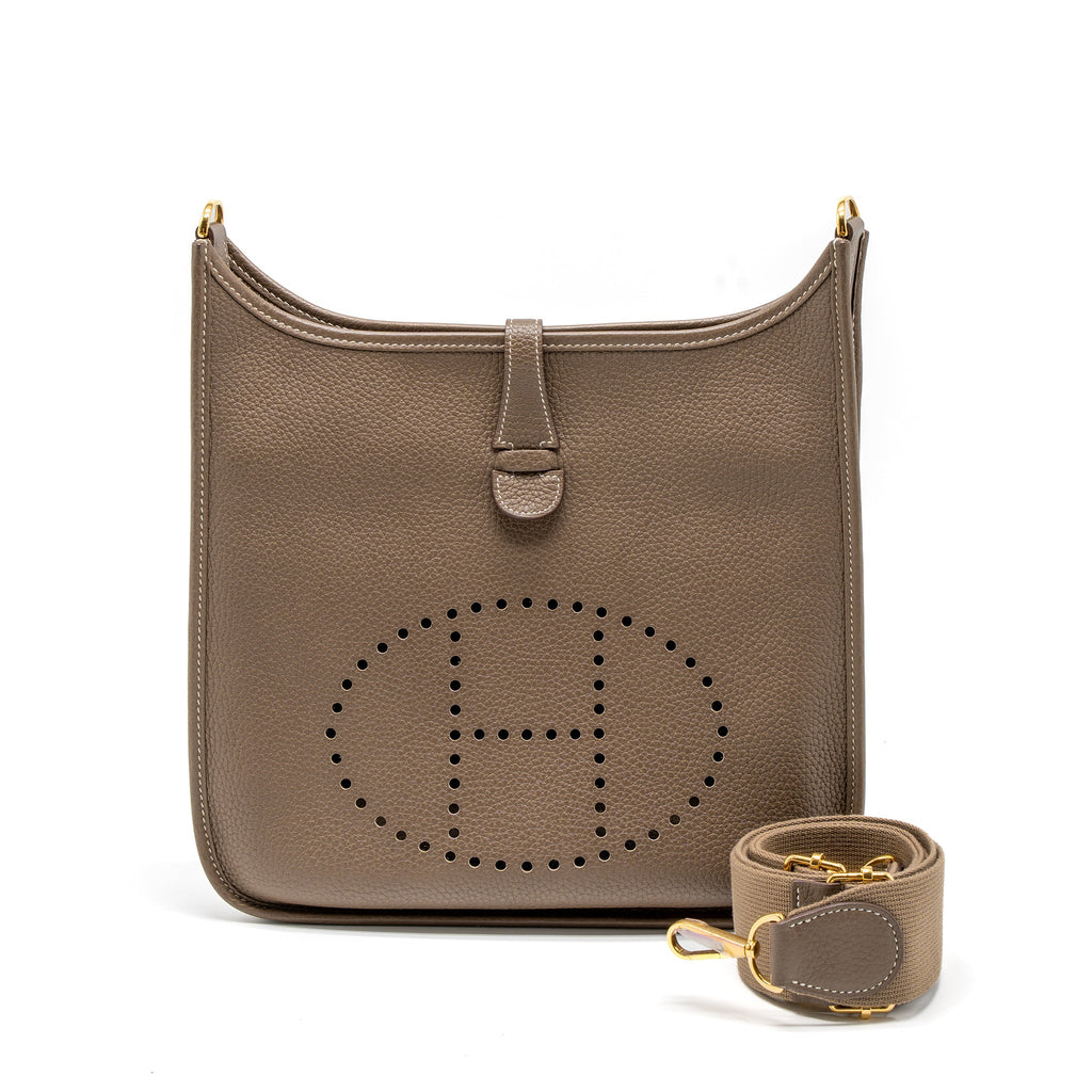 HERMES EVELYN 29 CLEMENCE ETOUPE GHW