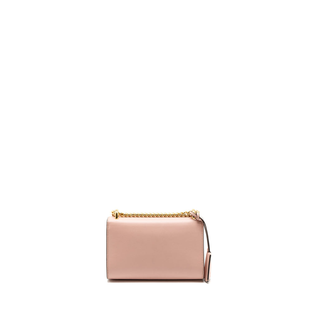 GUCCI PADLOCK CHAIN BAG CRYSTAL STAR LIMITED CALFSKIN PINK GHW
