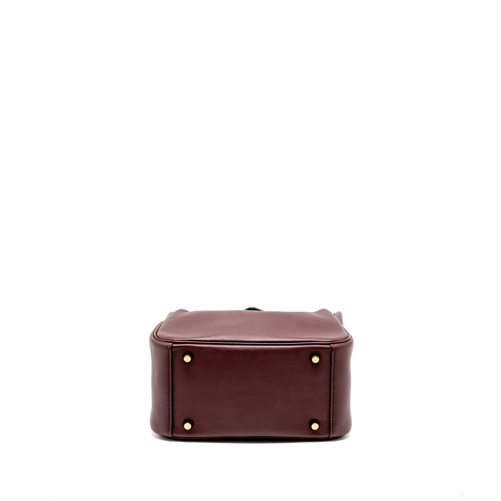 HERMES MINI LINDY SWIFT BORDEAUX GHW