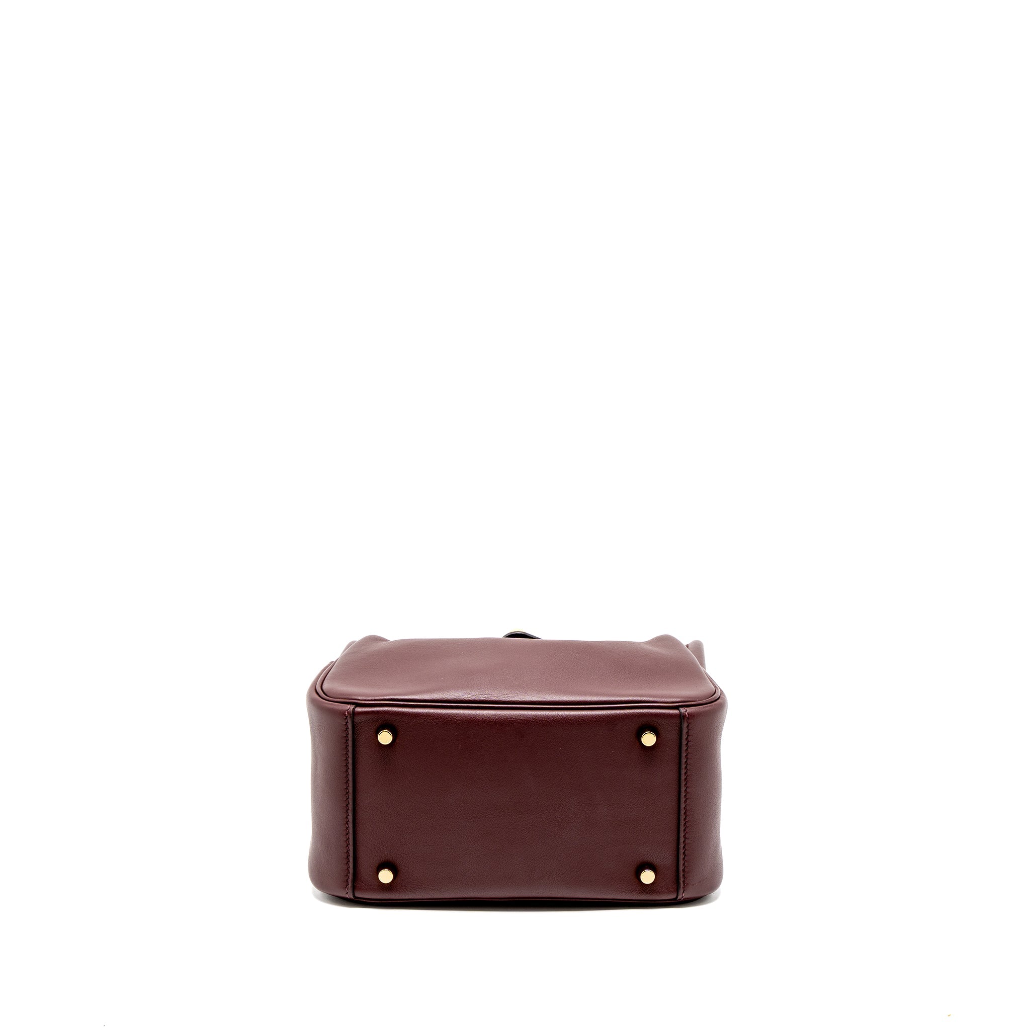 HERMES MINI LINDY SWIFT BORDEAUX GHW
