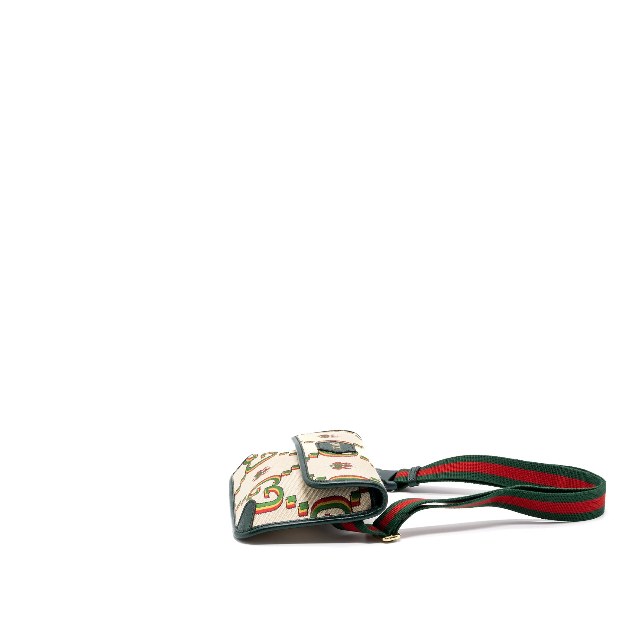 GUCCI BELT BAG CANVAS MULTICOLOUR GHW