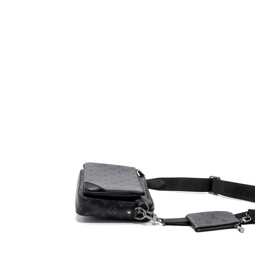 LOUIS VUITTON TRIO MESSENGER BAG MONOGRAM ECLIPSE SHW