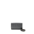 GOYARD VARENNE CONTINENTAL WALLET GOYARDINE CANVAS/CALFSKIN GREY SHW
