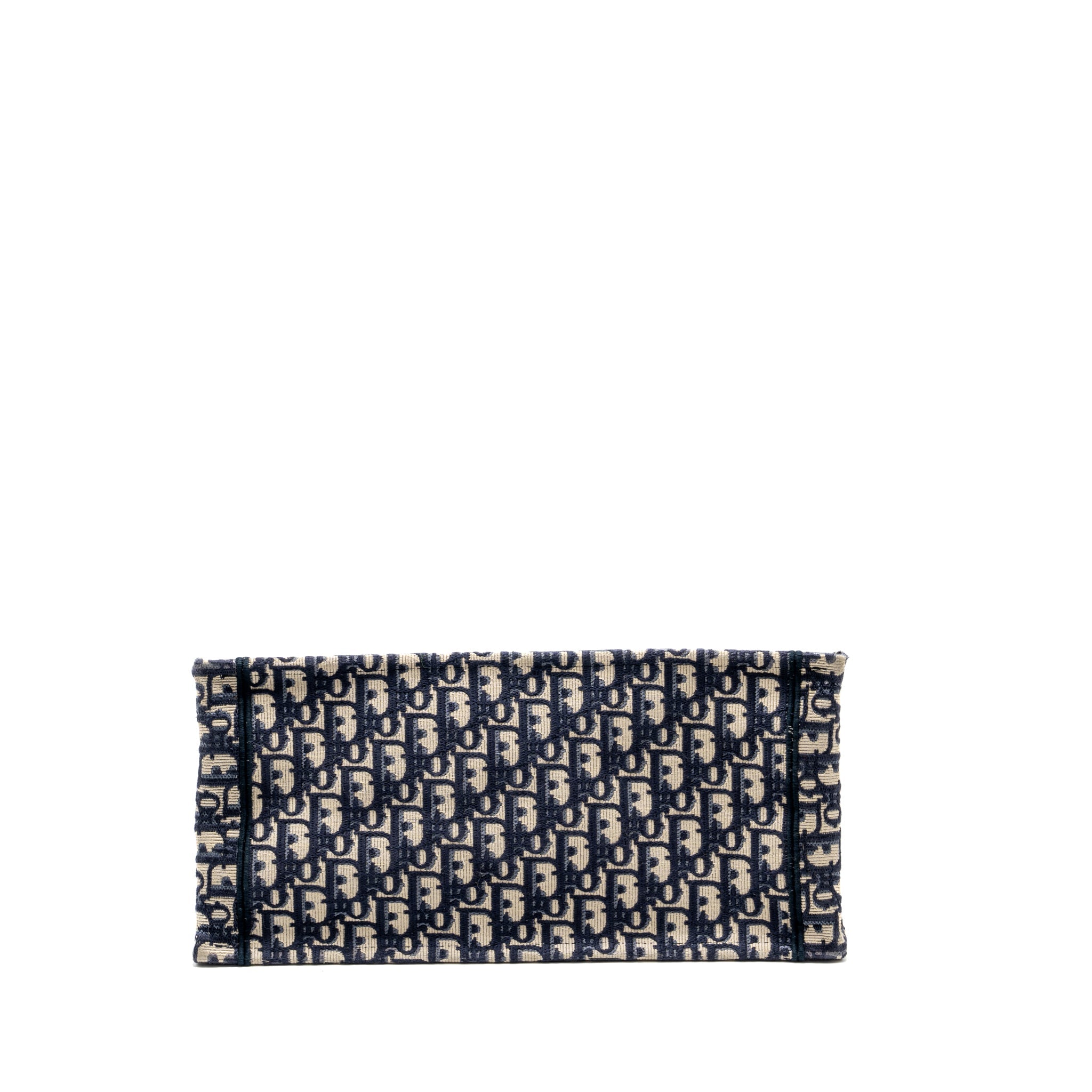 DIOR MEDIUM BOOK TOTE DIOR OBLIQUE EMBROIDERY BLUE