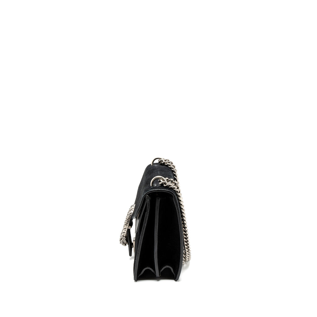 GUCCI SMALL DIONYSUS BAG SUEDE BLACK SHW