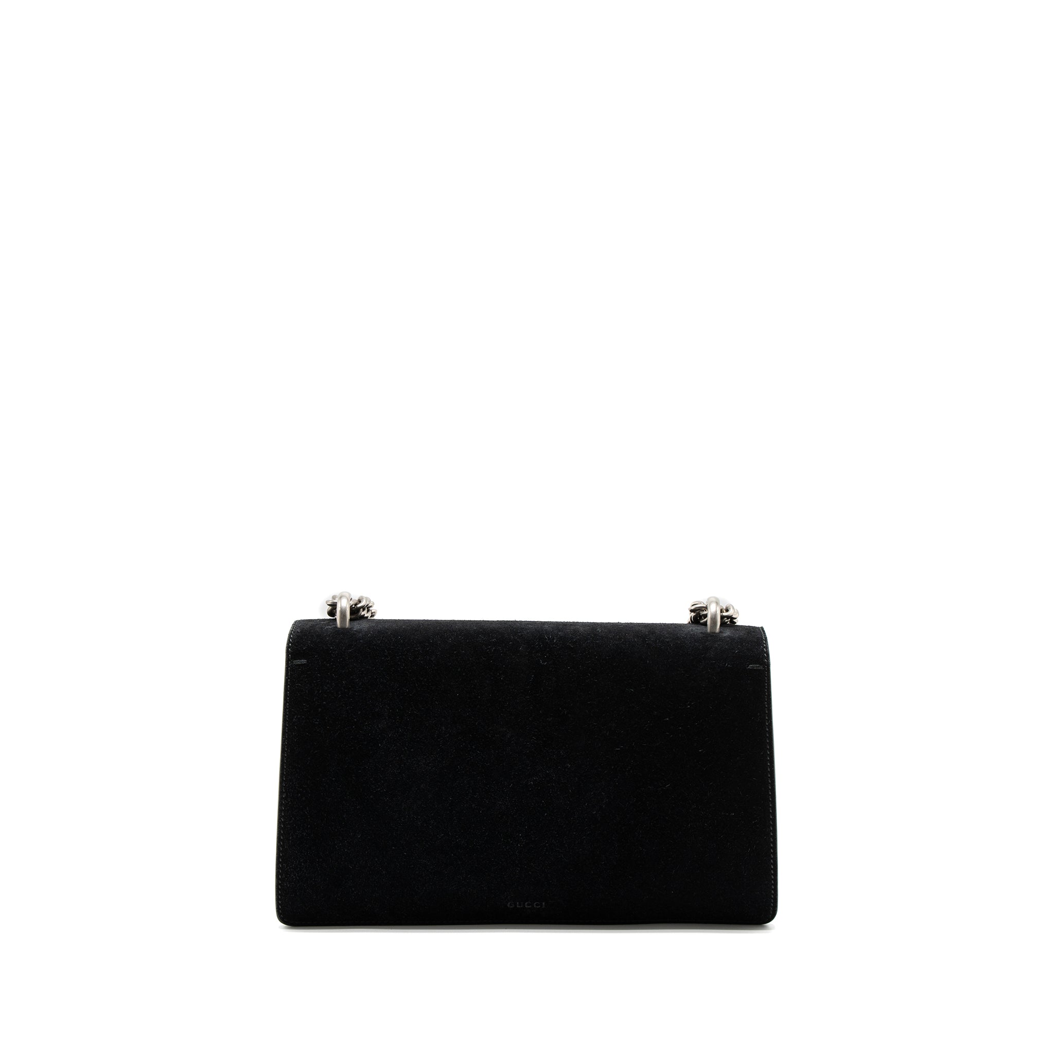 GUCCI SMALL DIONYSUS BAG SUEDE BLACK SHW