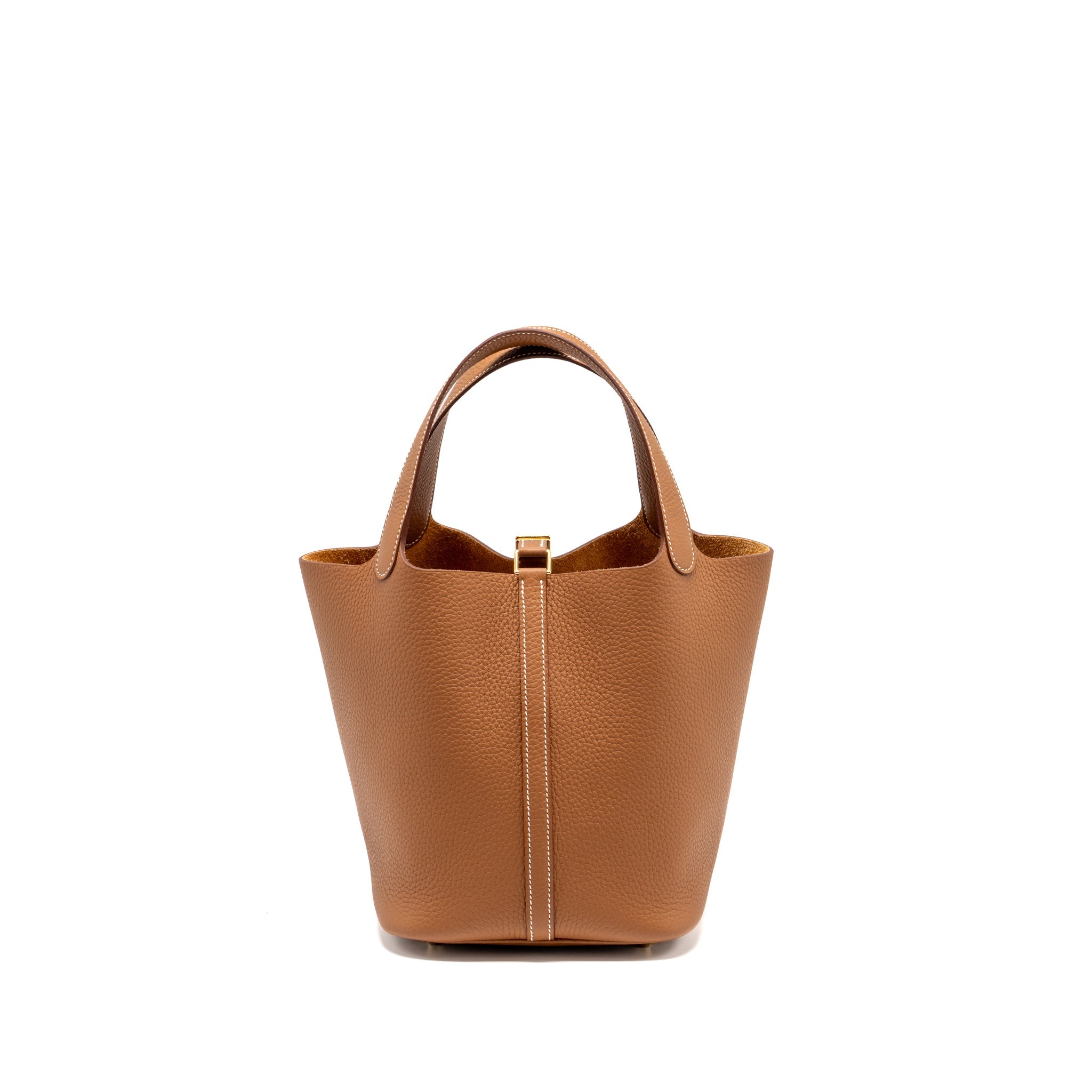 HERMES PICOTIN 22 LOCK BAG CLEMENCE GOLD GHW