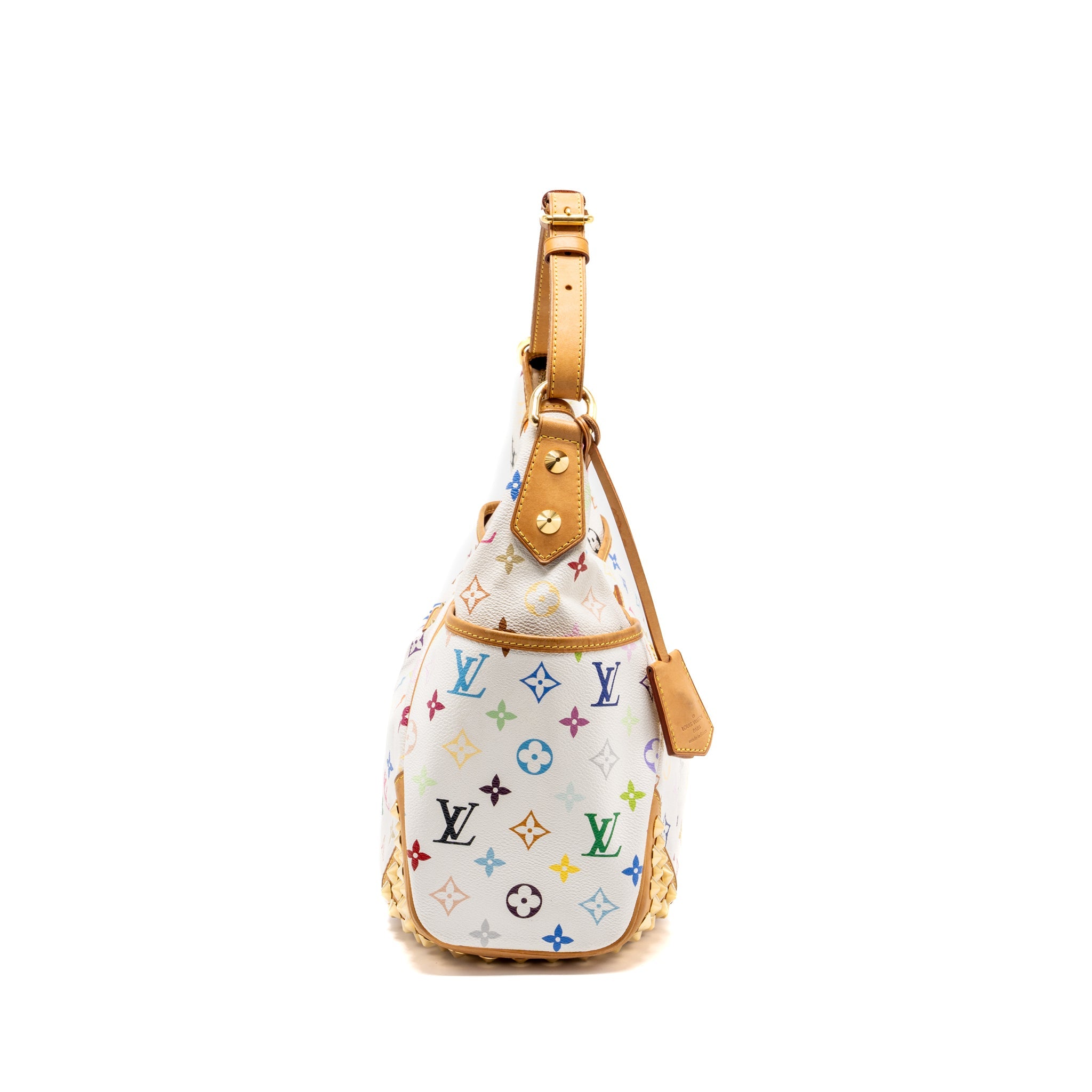 LOUIS VUITTON CHRISSIE SHOULDER BAG MONOGRAM CANVAS WHITE MULTICOLOUR GHW