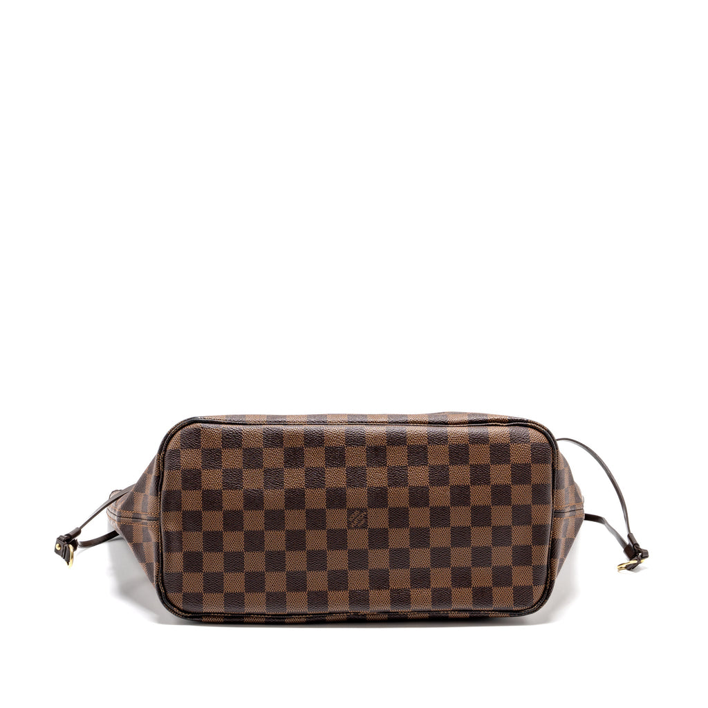 LOUIS VUITTON NEVERFULL MM DENIER EBENE CANVAS GHW