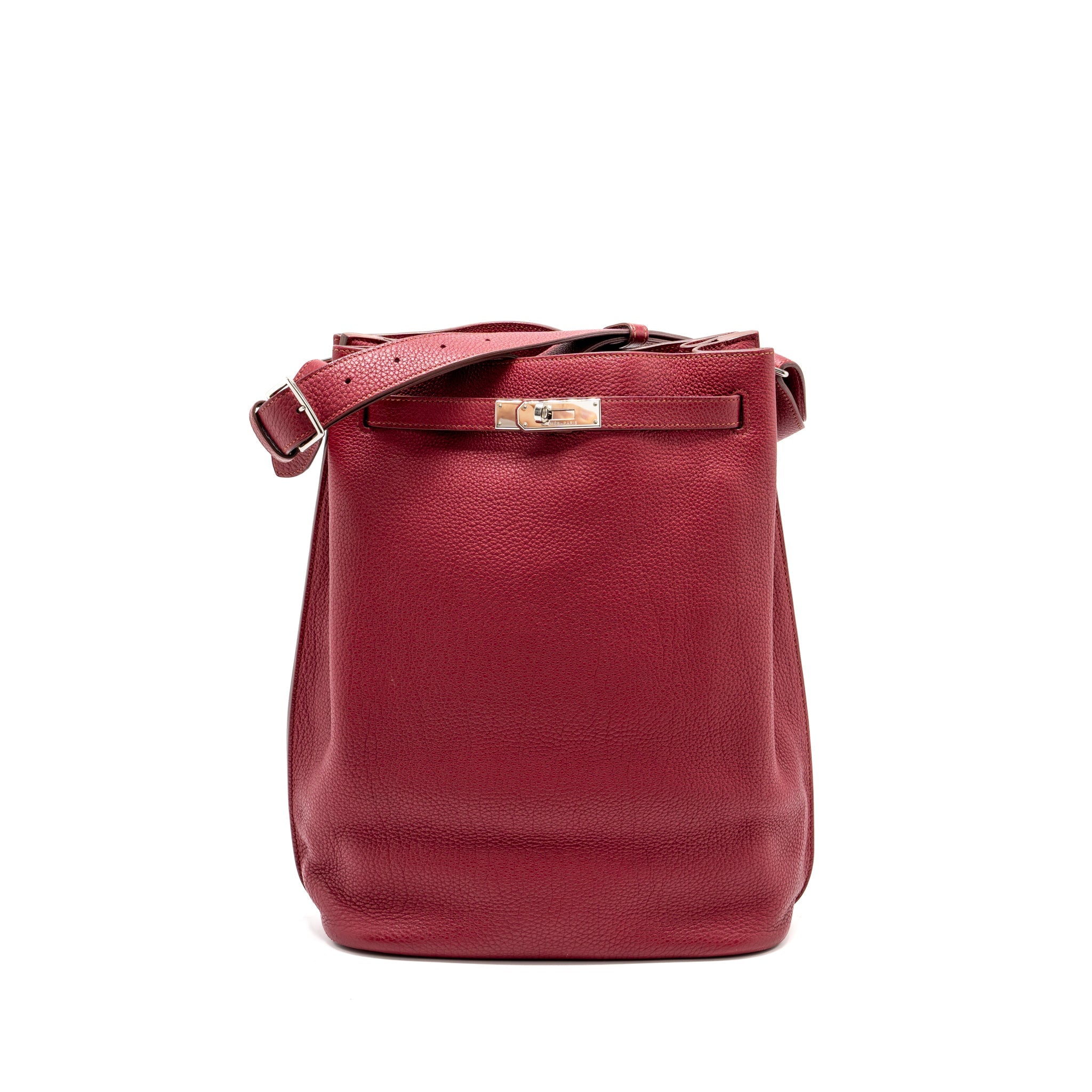 HERMES SO KELLY 26 CLEMENCE ROUGE GRENAT SHW