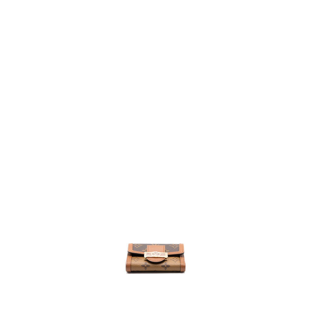 LOUIS VUITTON DAUPHINE COMPACT WALLET MONOGRAM CANVAS GHW