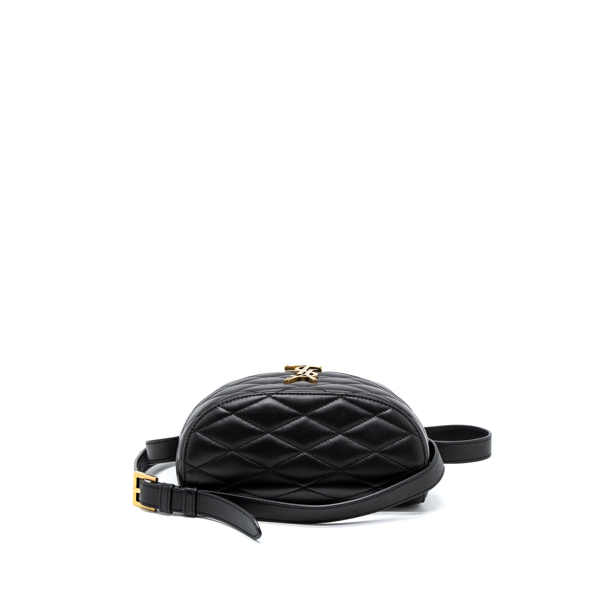 SAINT LAURENT JUNE BOX BAG LAMBSKIN BLACK GHW