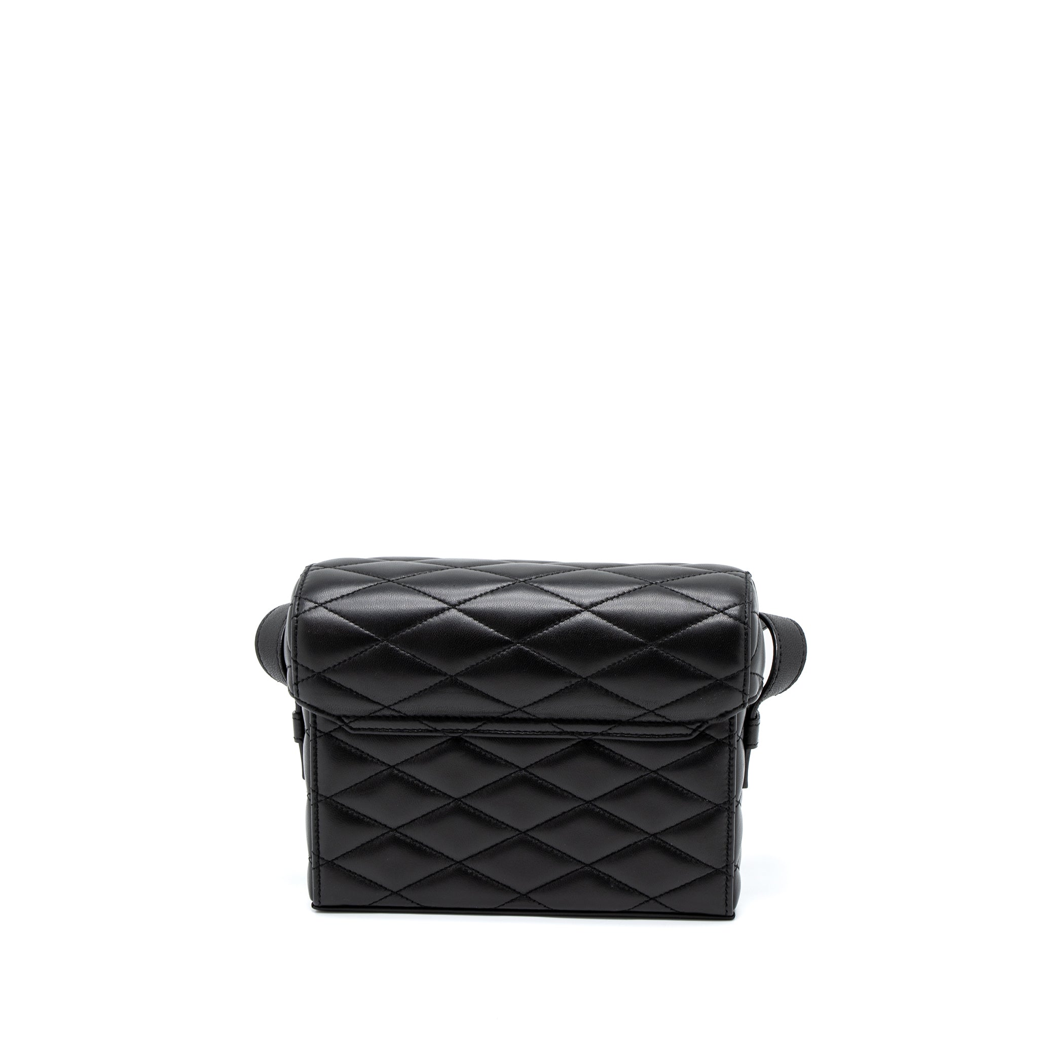 SAINT LAURENT JUNE BOX BAG LAMBSKIN BLACK GHW