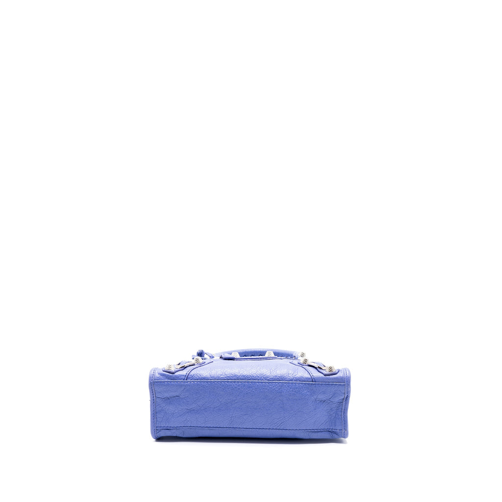 BALENCIAGA MINI CITY BAG LIGHT PURPLE SHW
