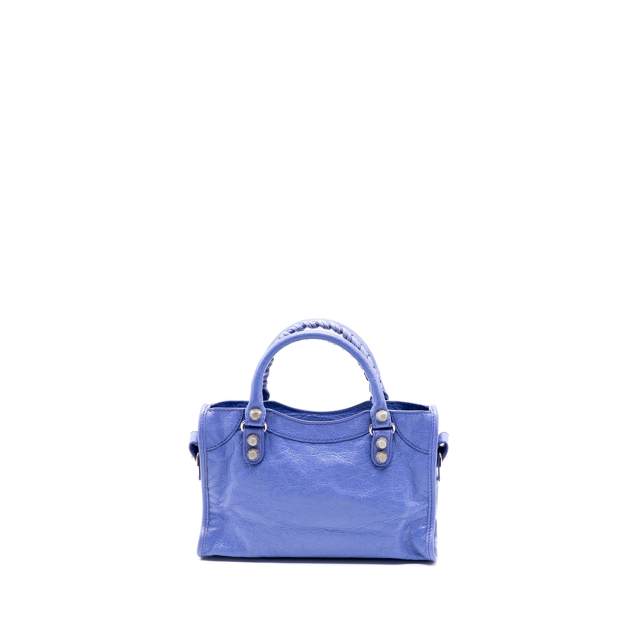 BALENCIAGA MINI CITY BAG LIGHT PURPLE SHW