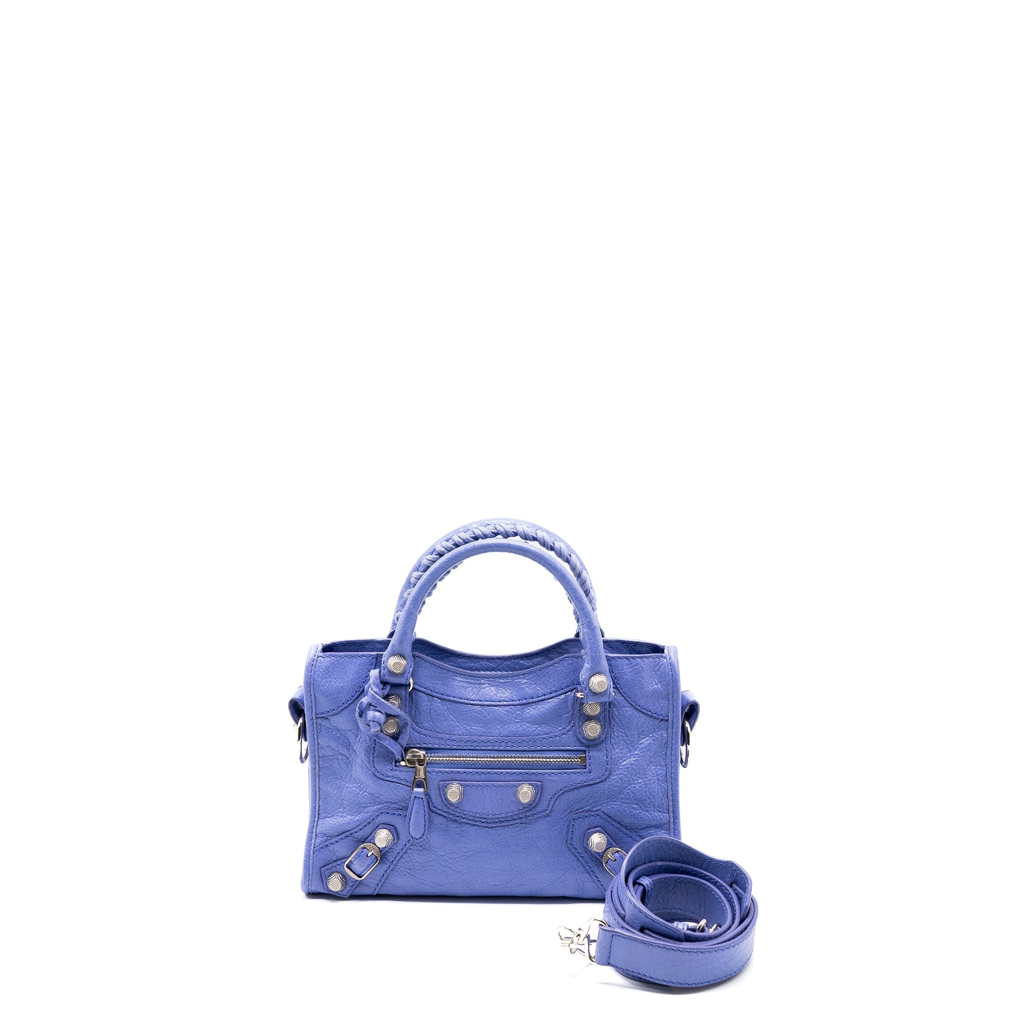 BALENCIAGA MINI CITY BAG LIGHT PURPLE SHW