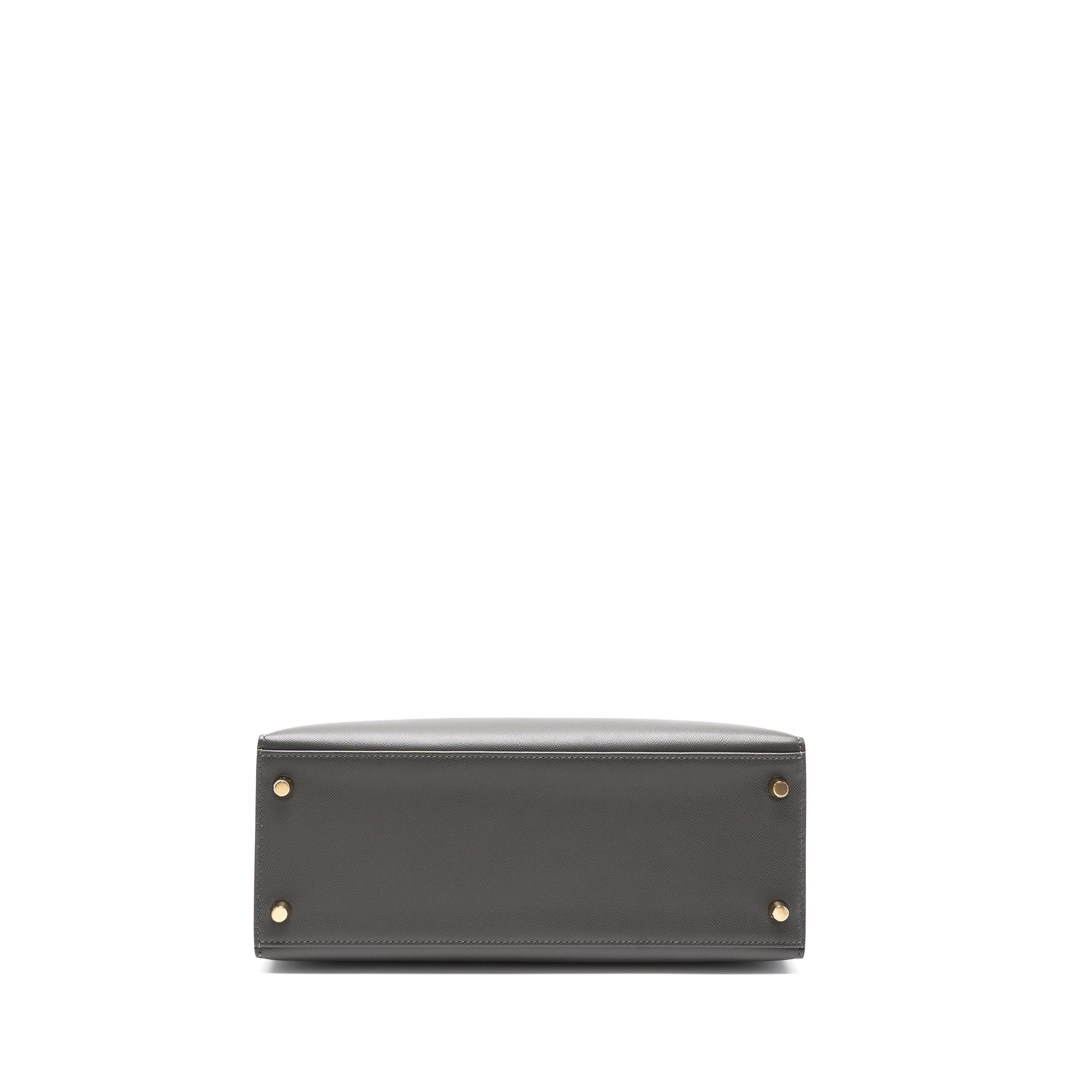 HERMES KELLY 28 MADAME LEATHER GRAPHITE GHW