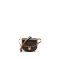 CELINE MINI BESACE IN TRIOMPHE CANVAS/CALFSKIN TAN GHW