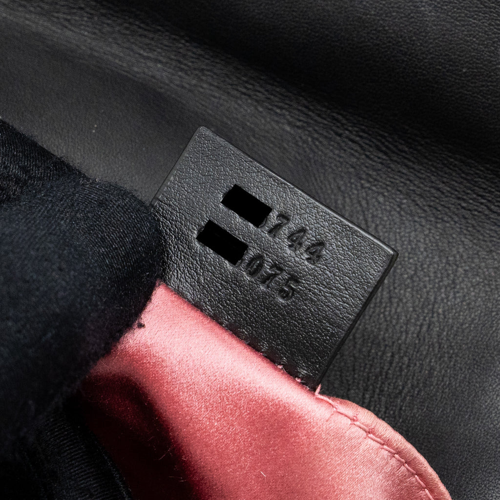 GUCCI MINI MARMONT VELVET BLACK GHW