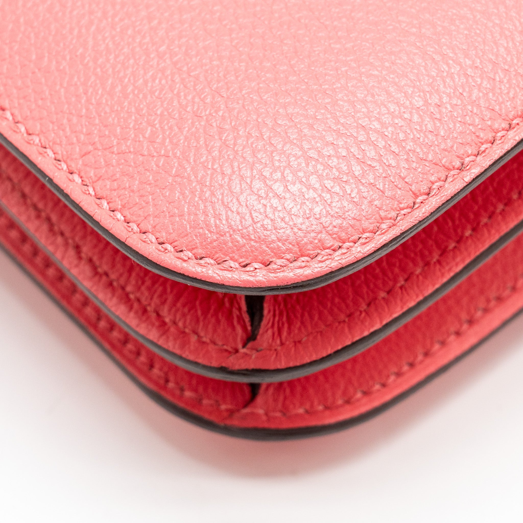 HERMES MINI CONSTANCE EVERCOLOR 8W ROSE AZALEE SHW