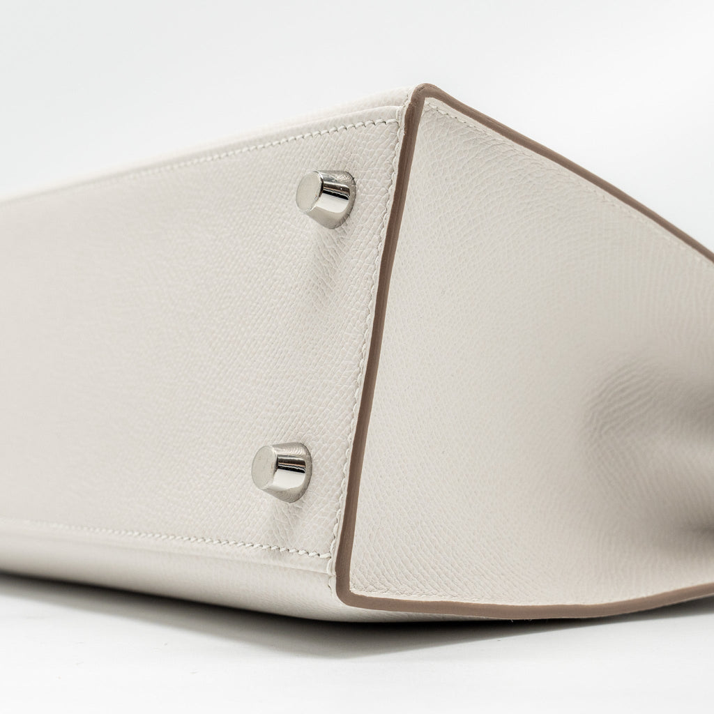 HERMES KELLY 25 EPSOM GRIS PALE SHW