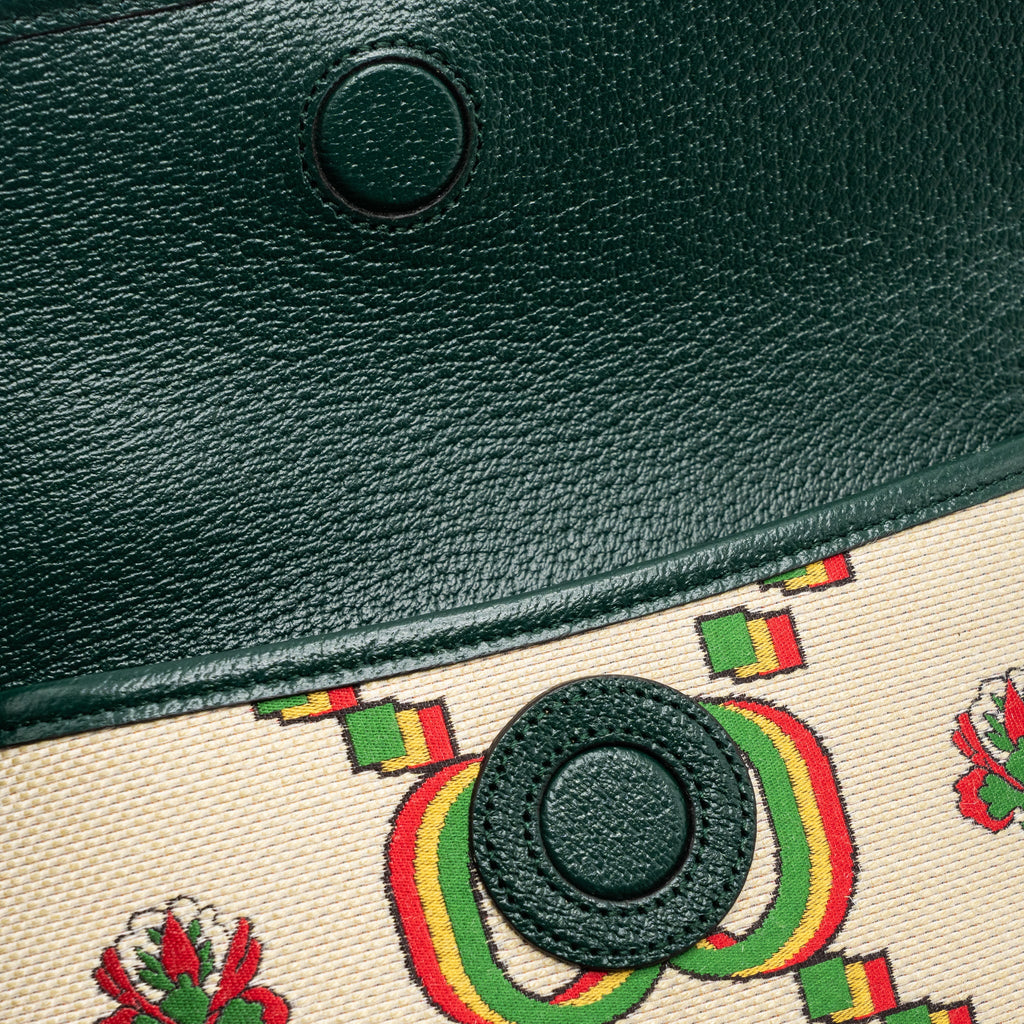 GUCCI BELT BAG CANVAS MULTICOLOUR GHW