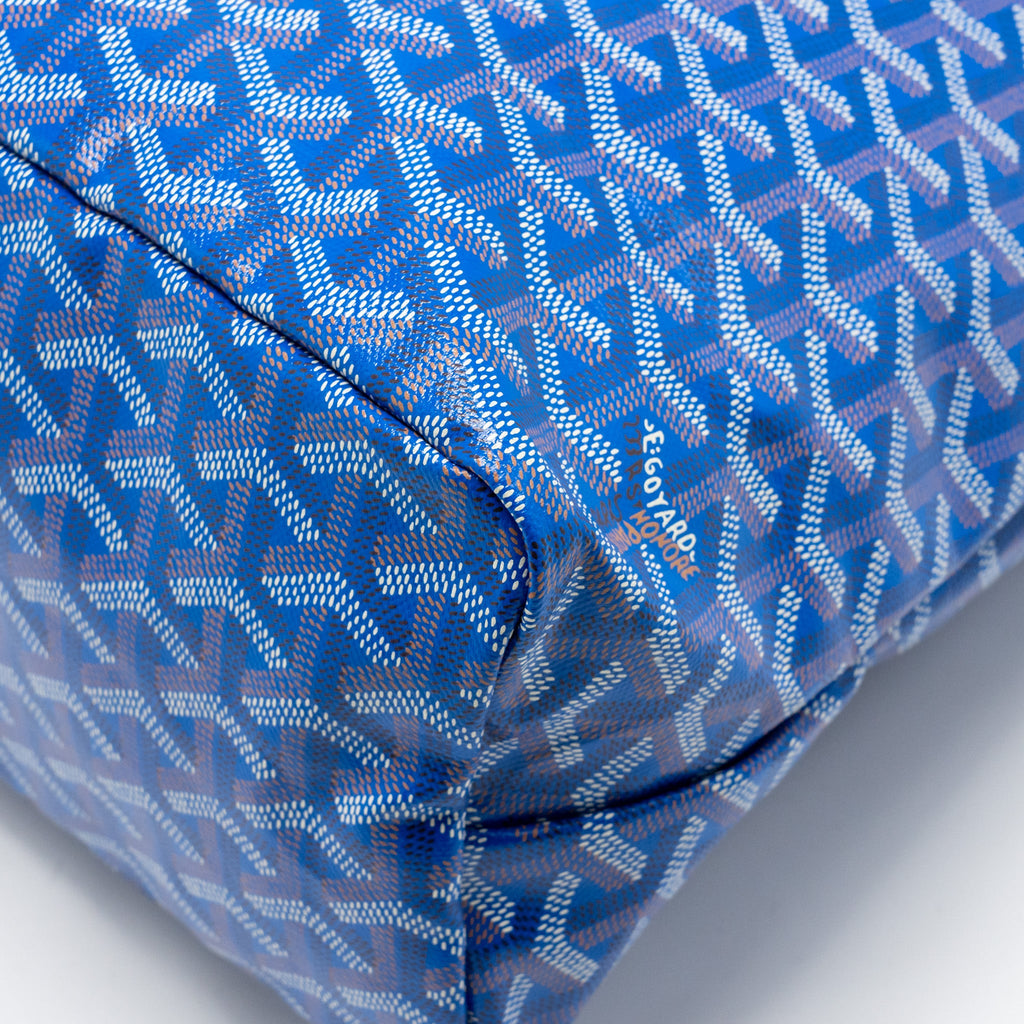 GOYARD BOHEME HOBO BAG GOYARDLINE CANVAS BLUE SHW