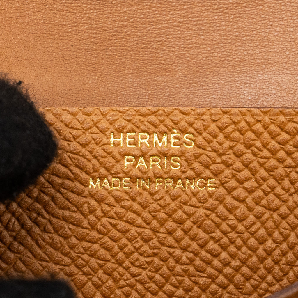 HERMES MINI WALLET EPSOM GOLD GHW