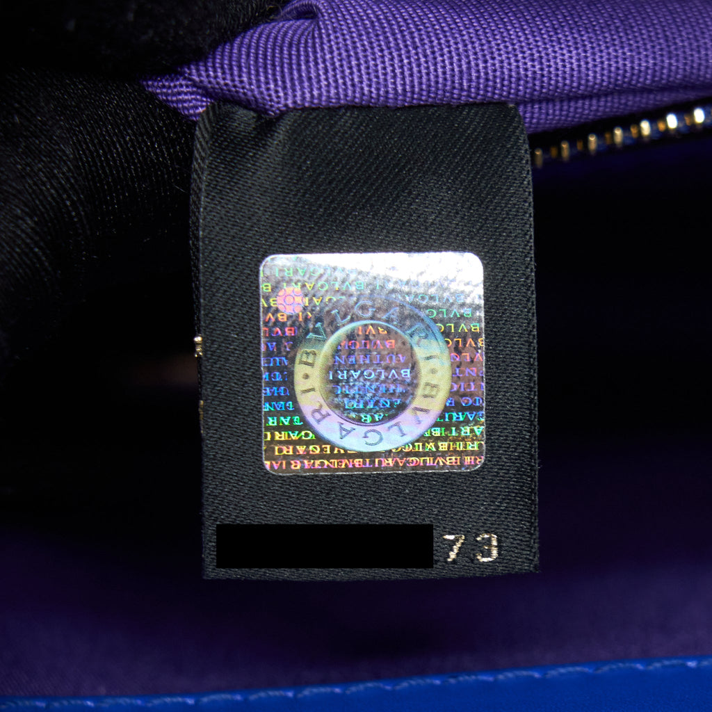 BVLGARI SERPENTI FOREVER CHAIN BAG BLUE