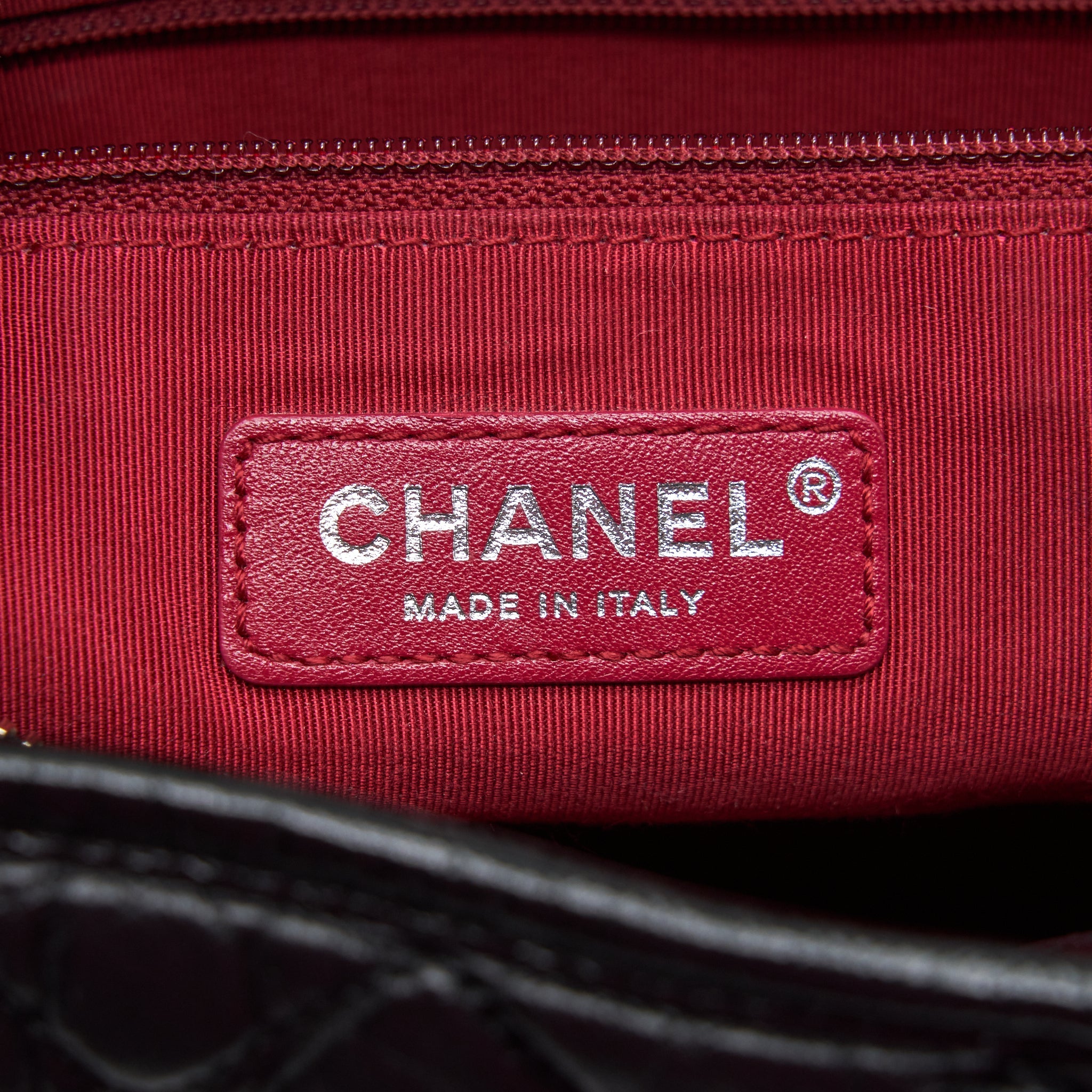 CHANEL MEDIUM GABRIELLE BAG CALFSKIN BLACK WITH MULTICOLOUR HARDWARE