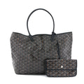 GOYARD ARTOIS PM TOTE CANVAS / CALFSKIN BLACK