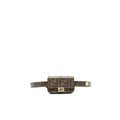 FENDI ICONIC CANVAS BELT WITH MINI BAG