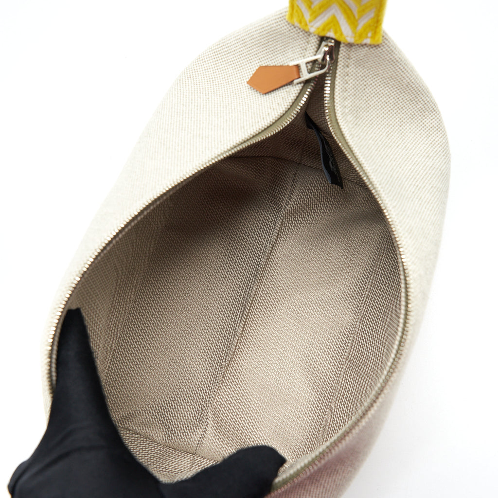HERMES BRIDE-A-BRAC CASE, SMALL MODEL JAUNE CITRON