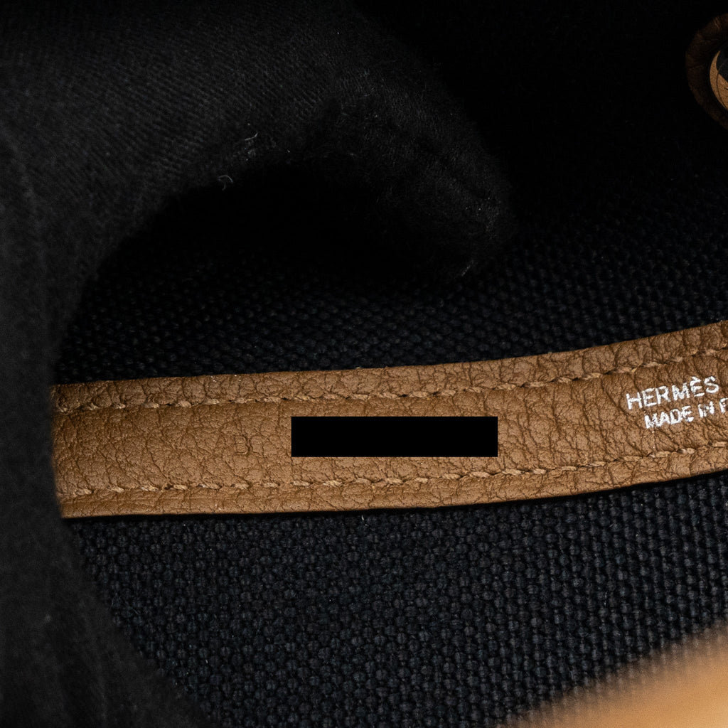 HERMES GARDEN PARTY 30 CANVAS/NEGONDA ALEZAN/BLACK SHW
