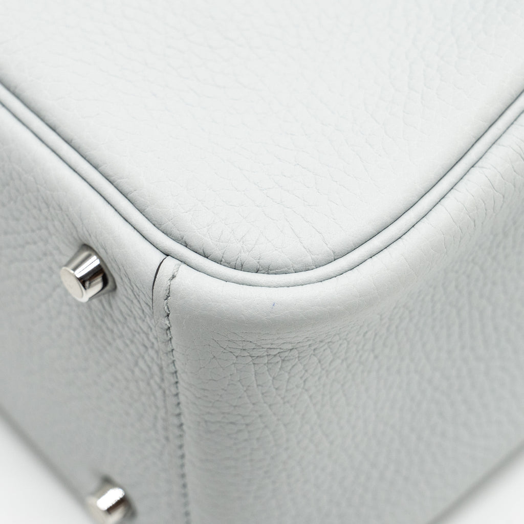 HERMES MINI LINDY CLEMENCE BLUE PALE SHW