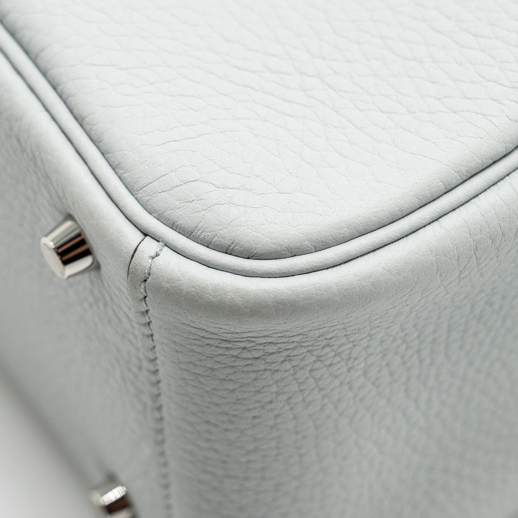 HERMES MINI LINDY CLEMENCE BLUE PALE SHW