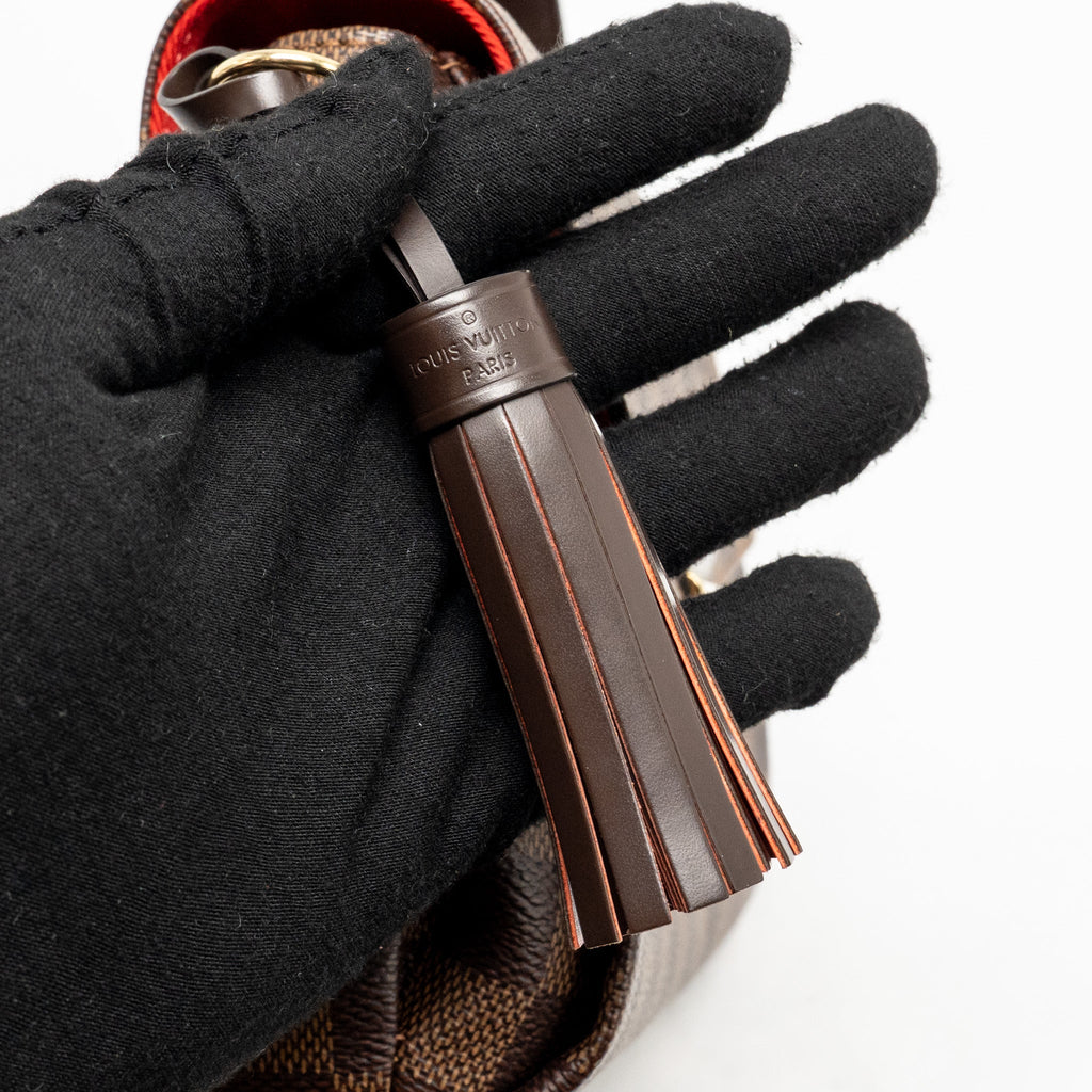 LOUIS VUITTON CROISETTE DAMIER EBENE CANVAS GHW