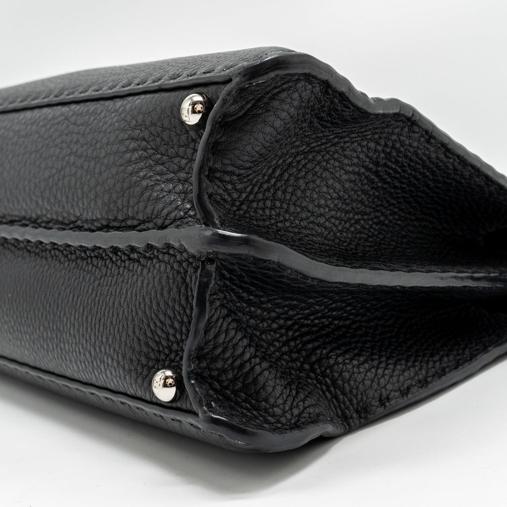FENDI MEDIUM PEEKABOO BAG CALFSKIN BLACK SHW
