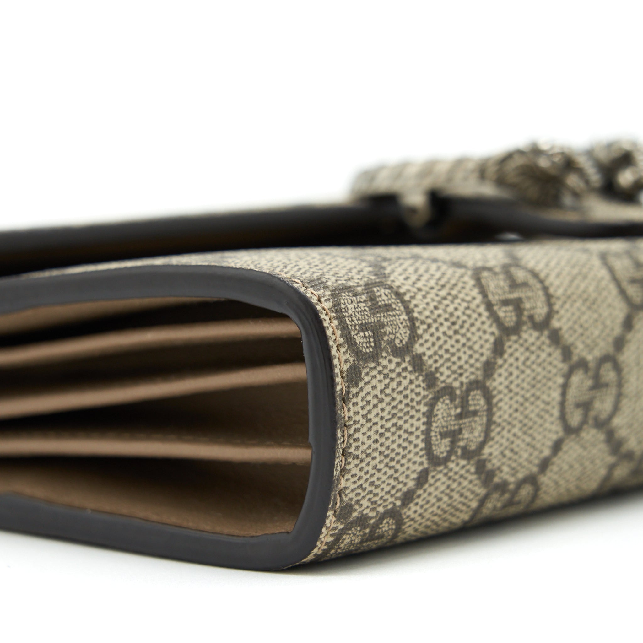 GUCCI DIONYSUS WALLET ON CHAIN GG SUPREME CANVAS SHW