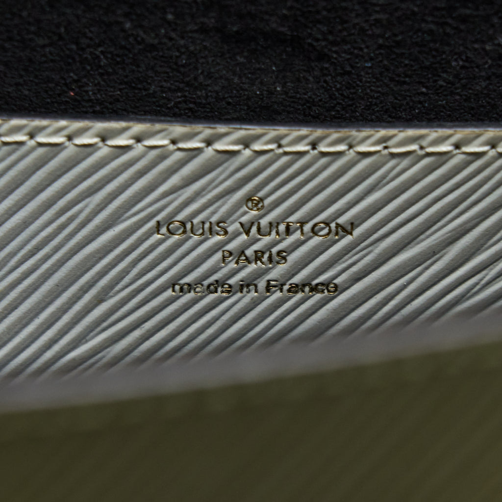 LOUIS VUITTON TWIST BAG MM EPI GREEN/WHITE GHW