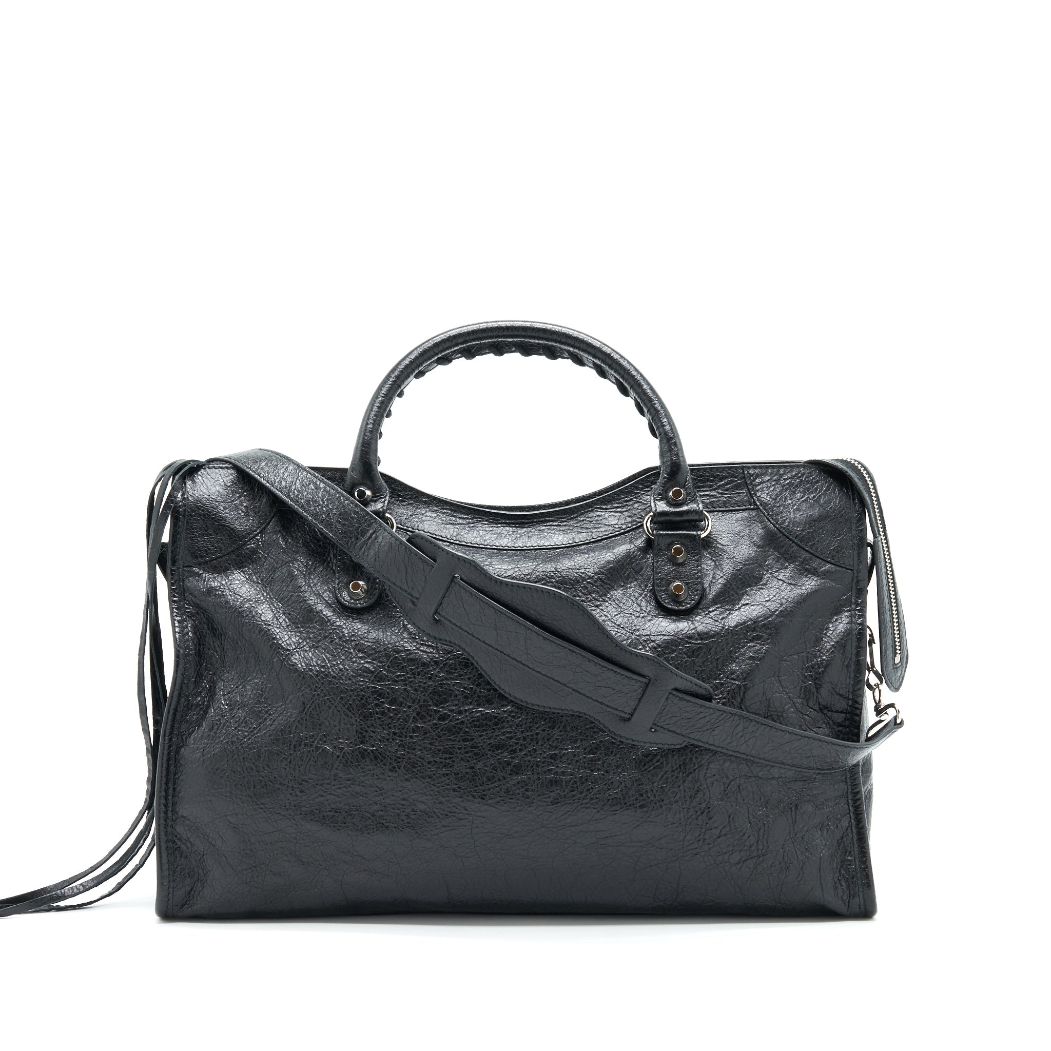 BALENCIAGA GIANT CITY BAG BLACK SHW