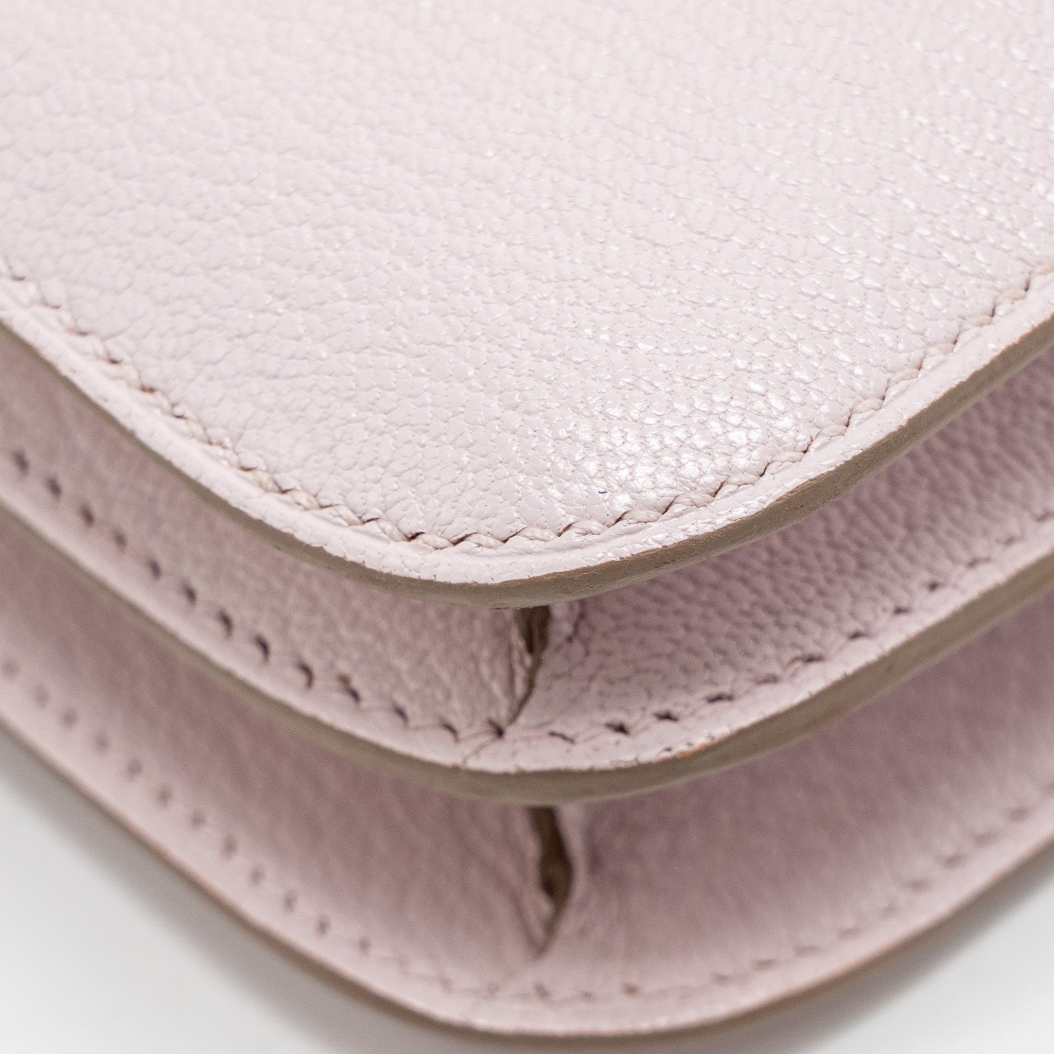 HERMES MINI CONSTANCE CHÈVRE MYSORE MAUVE PALE RGHW