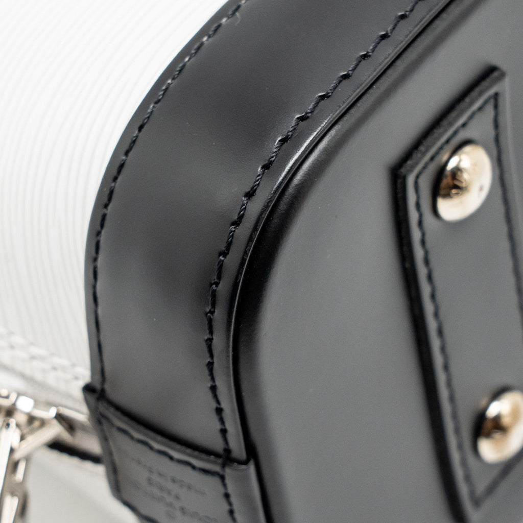 LOUIS VUITTON STRIPE ALMA BB EPI LEATHER WHITE/MULTICOLOUR SHW