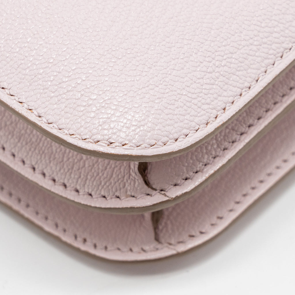 HERMES MINI CONSTANCE CHÈVRE MYSORE MAUVE PALE RGHW