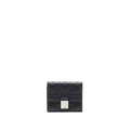 DIOR COMPACT WALLET LAMBSKIN BLACK/PINK SHW