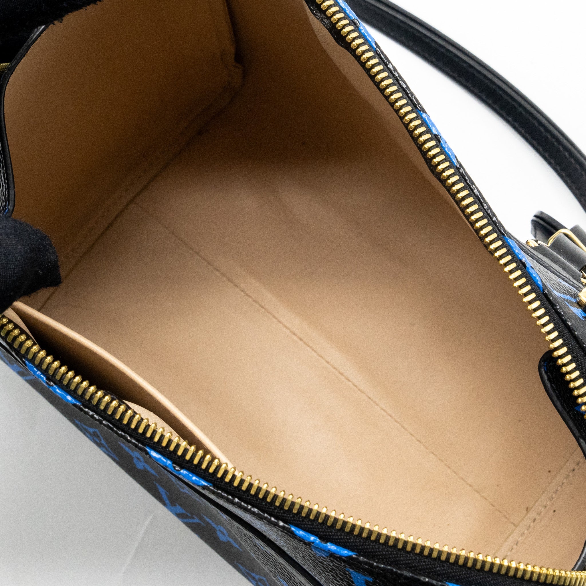 LOUIS VUITTON SPEEDY AMAZON COLOURED MONOGRAM CANVAS BLUE/BLACK GHW