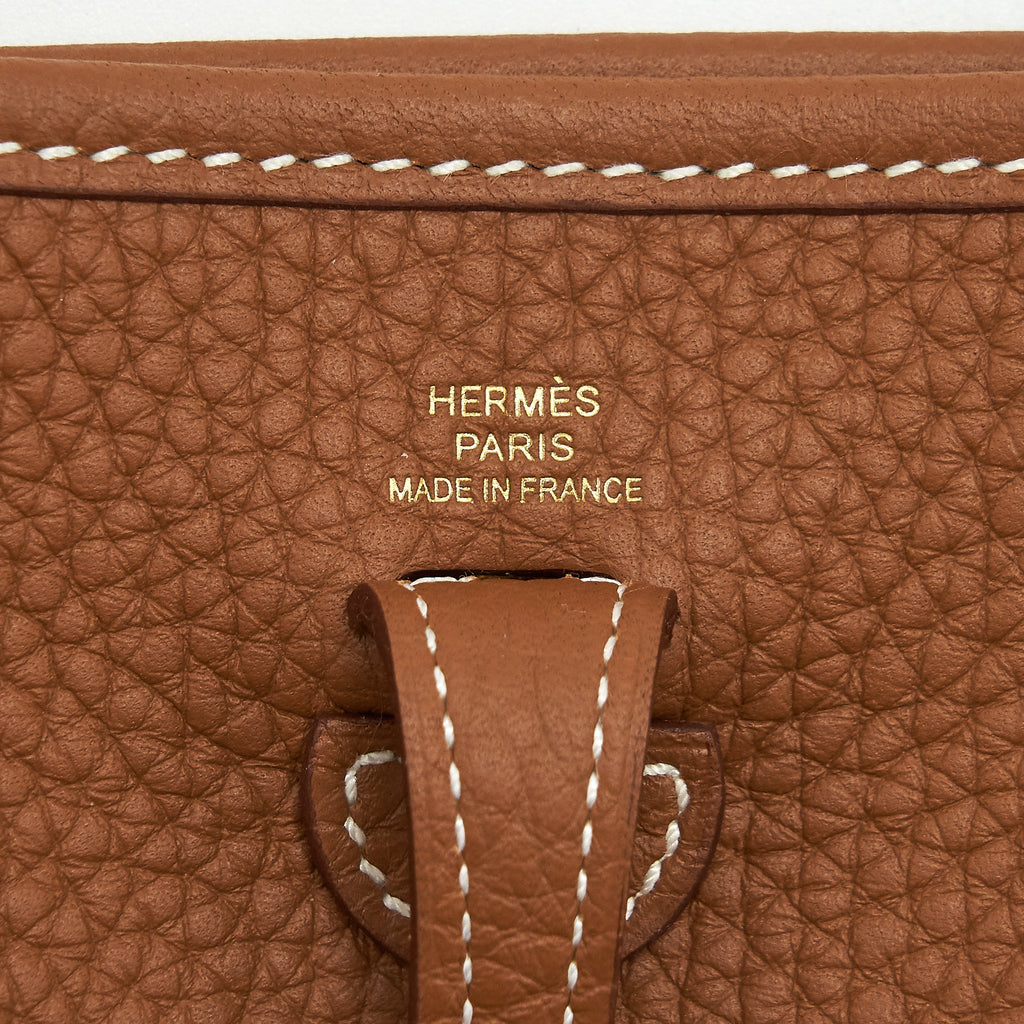 HERMES MINI EVELYNE 16 GOLD  GHW