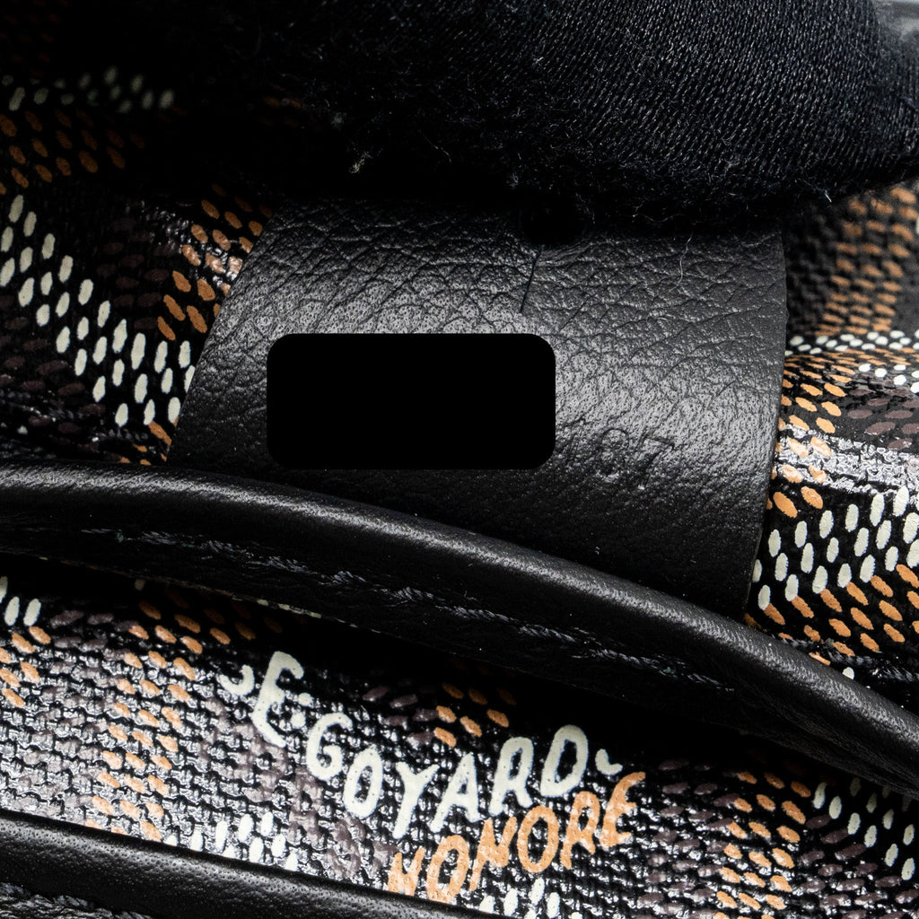 GOYARD ARTOIS TOTE GOYARDINE CANVAS BLACK SHW